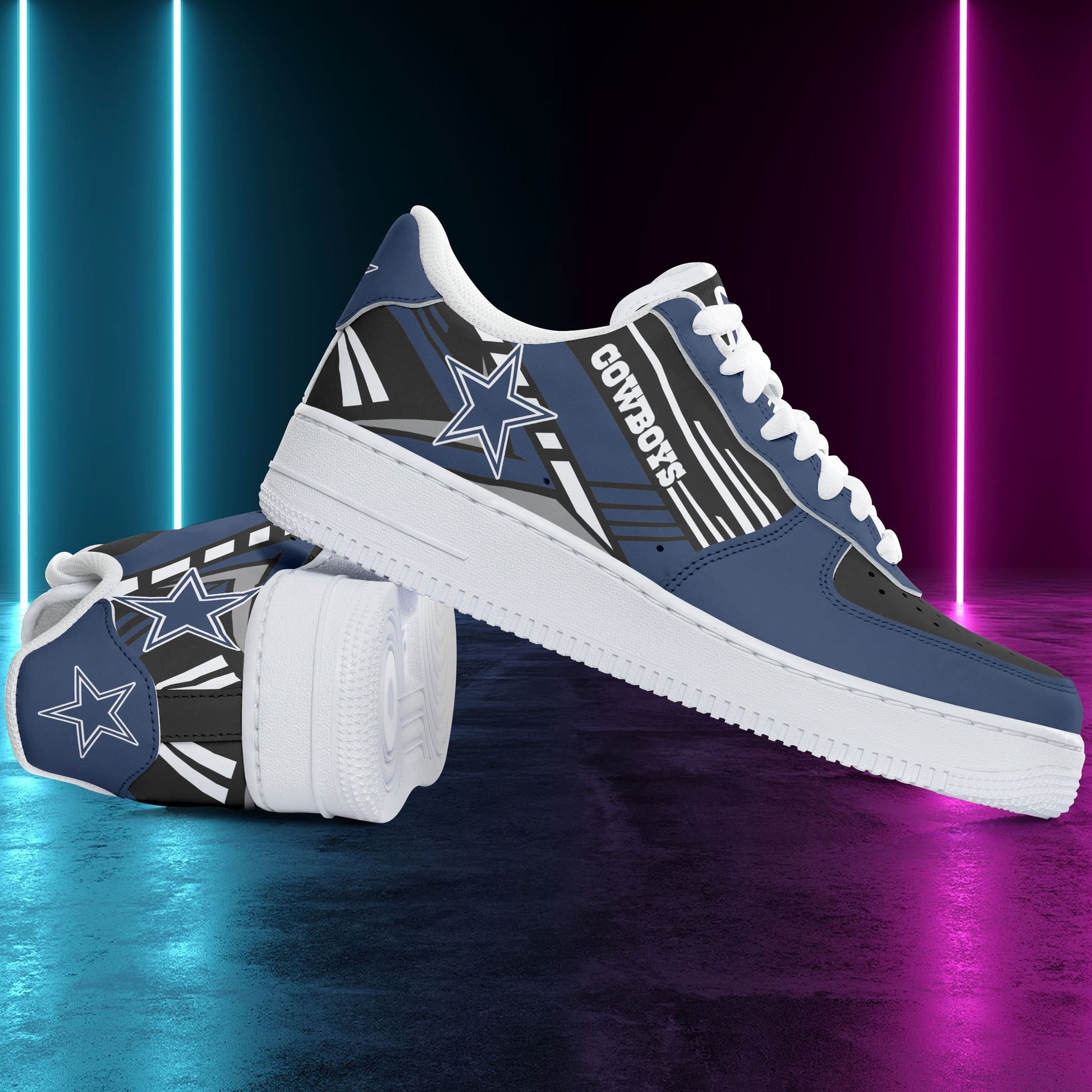 Footwearstorm Dallas Cowboys Air Low-Top Sneakers Shoes For Men And Women 1205137