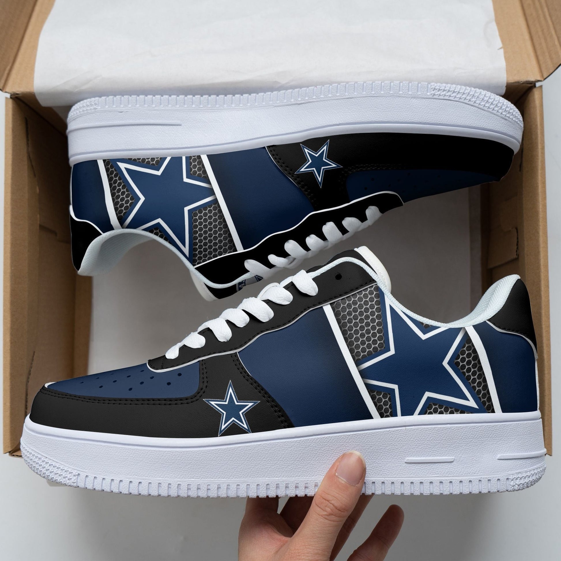 Footwearstorm Dallas Cowboys Air Low-Top Sneakers Shoes For Men And Women 1205112