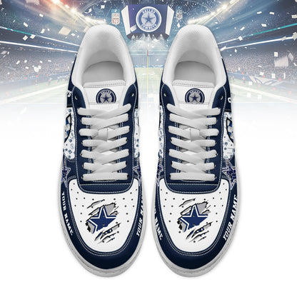 Footwearstorm Dallas Cowboys Air Low-Top Sneakers Shoes For Men And Women 2