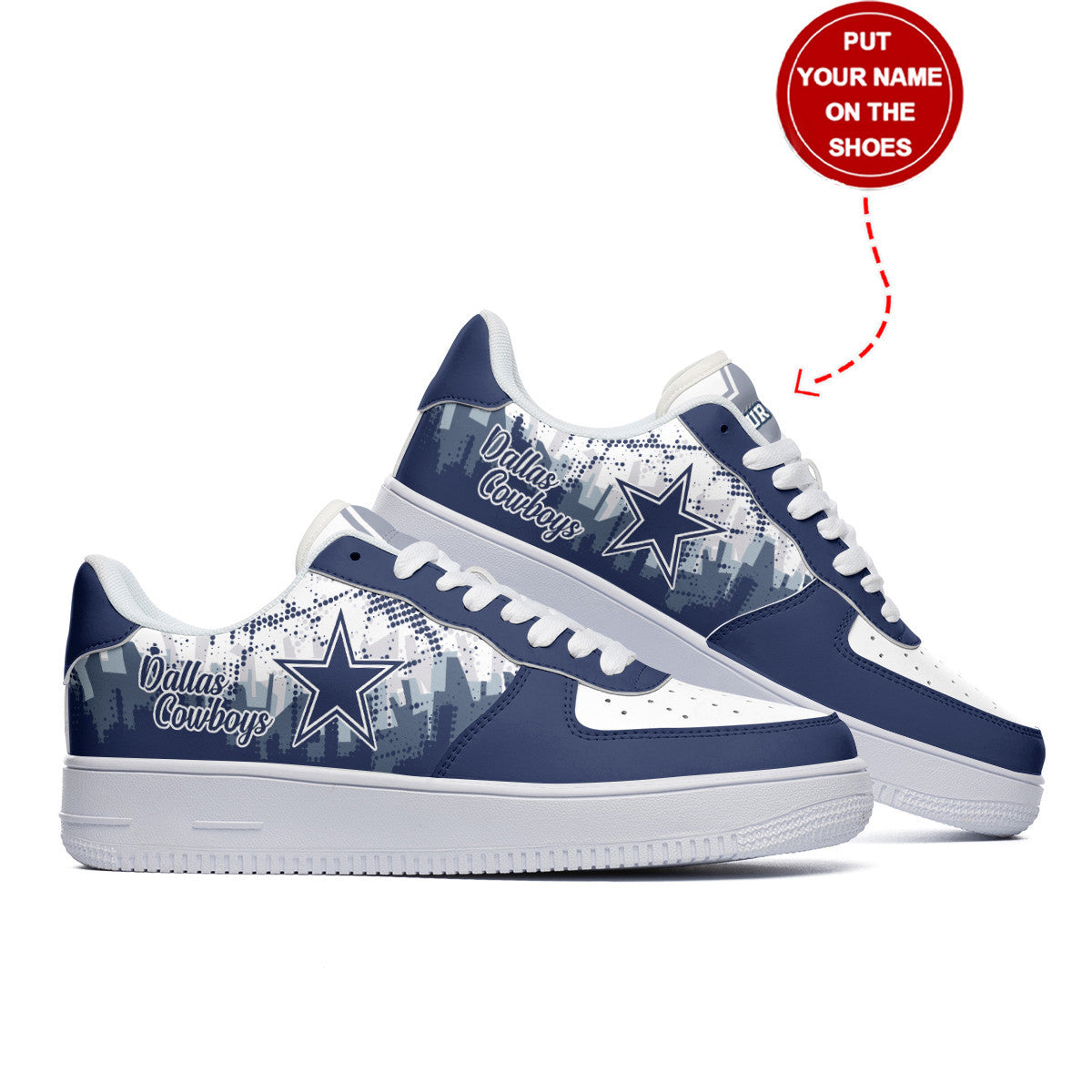 Footwearstorm Dallas Cowboys Air Low-Top Sneakers Shoes For Men And Women 120534