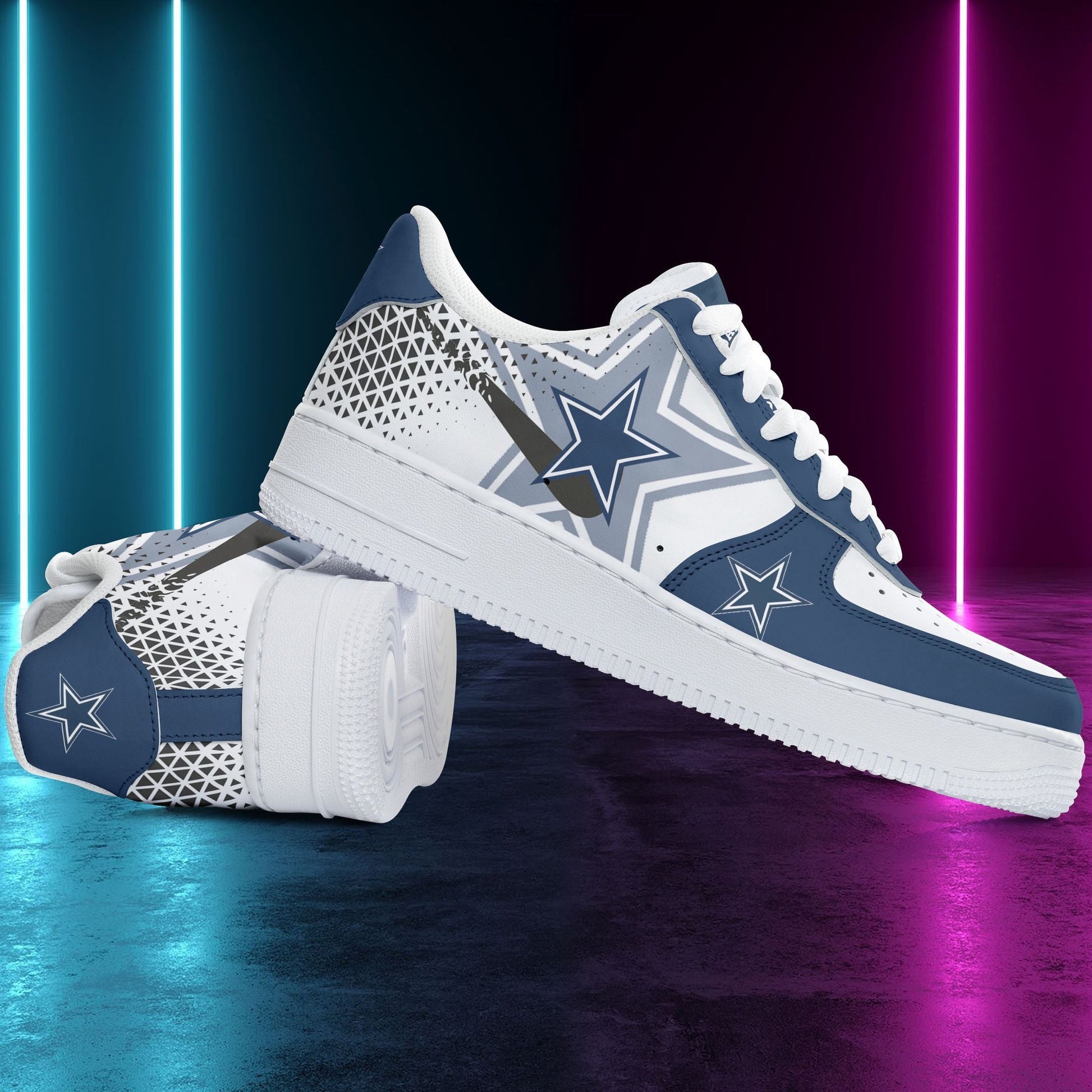 Footwearstorm Dallas Cowboys Air Low-Top Sneakers Shoes For Men And Women 1205124