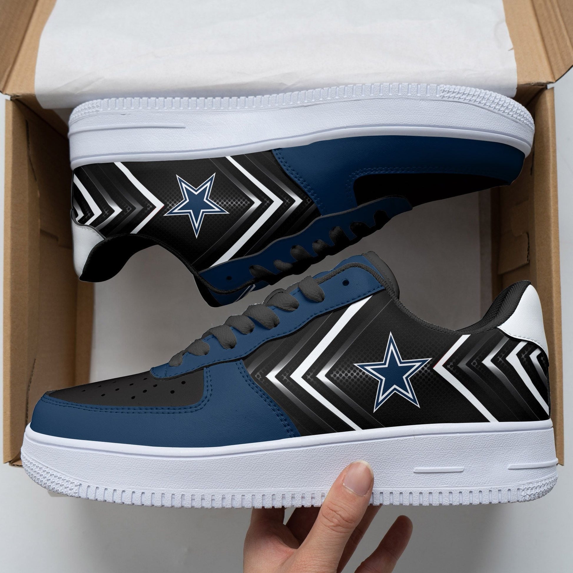 Footwearstorm Dallas Cowboys Air Low-Top Sneakers Shoes For Men And Women 1205119