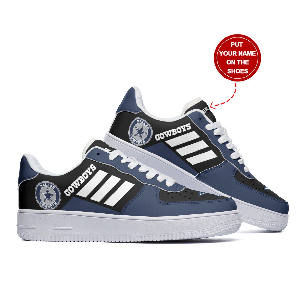 Footwearstorm Dallas Cowboys Air Low-Top Sneakers Shoes For Men And Women 120570