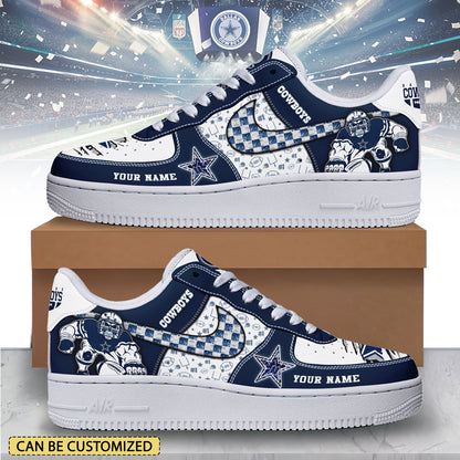 Footwearstorm Dallas Cowboys Air Low-Top Sneakers Shoes For Men And Women 2