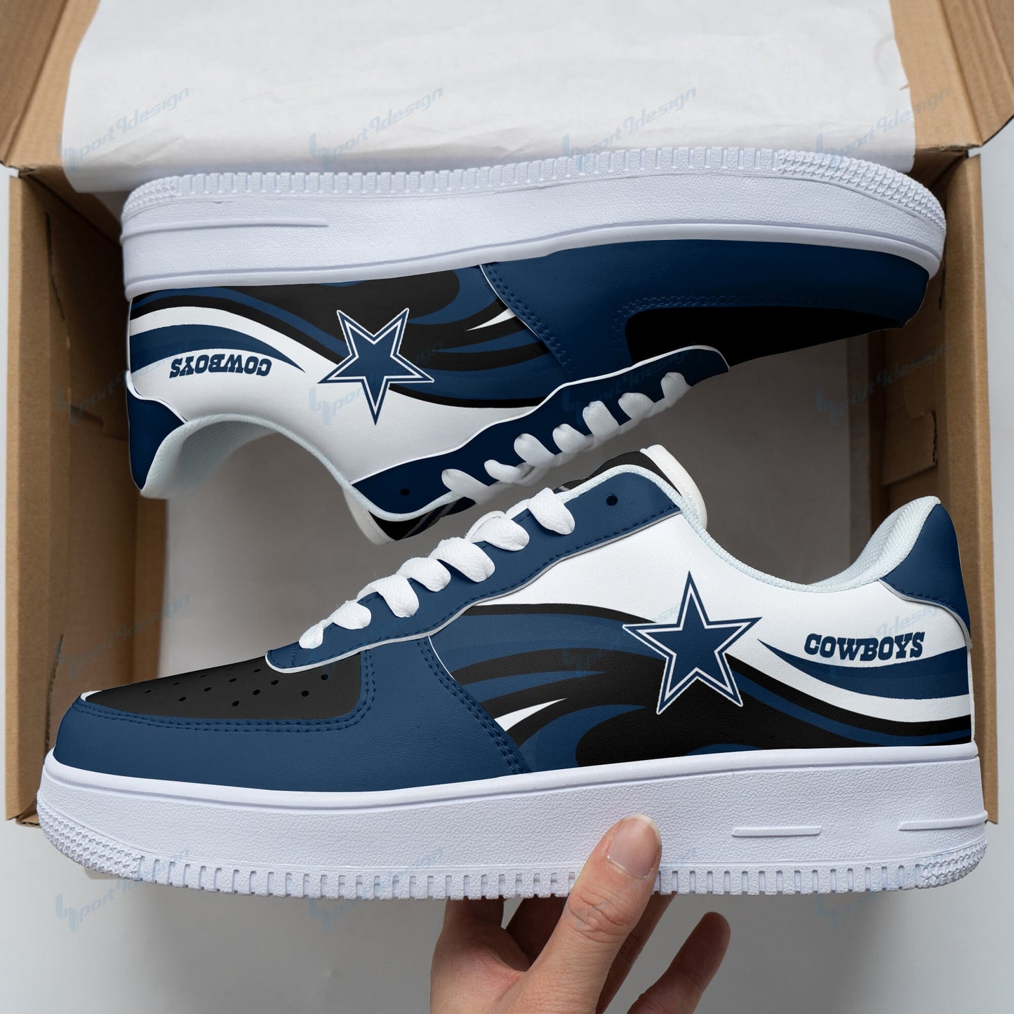 Footwearstorm Dallas Cowboys Air Low-Top Sneakers Shoes For Men And Women 120565