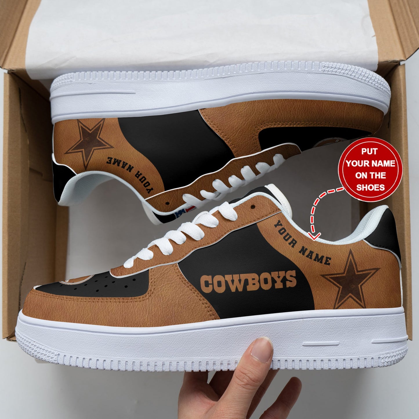 Footwearstorm Dallas Cowboys Air Low-Top Sneakers Shoes For Men And Women 120580