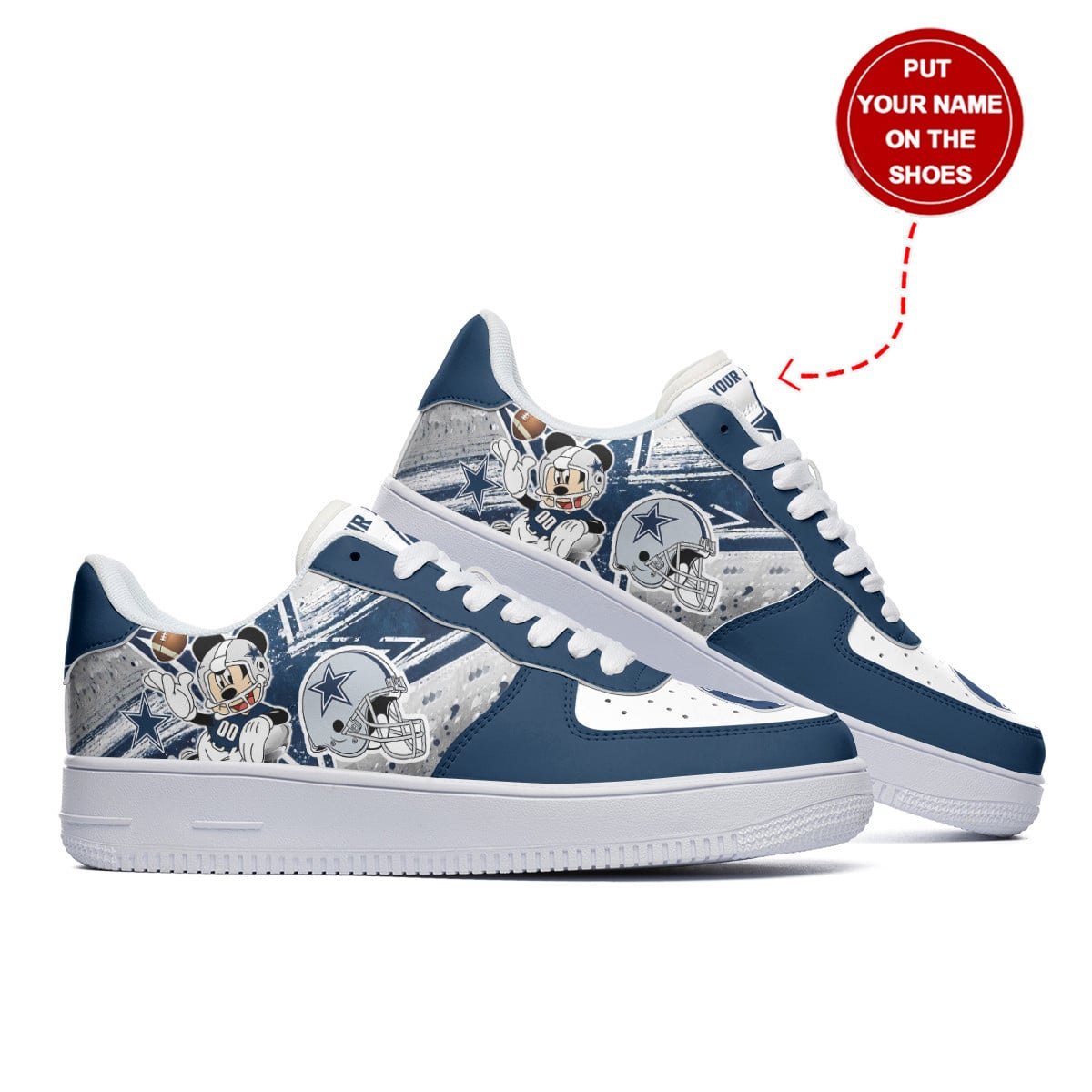 Footwearstorm Dallas Cowboys Air Low-Top Sneakers Shoes For Men And Women 120544