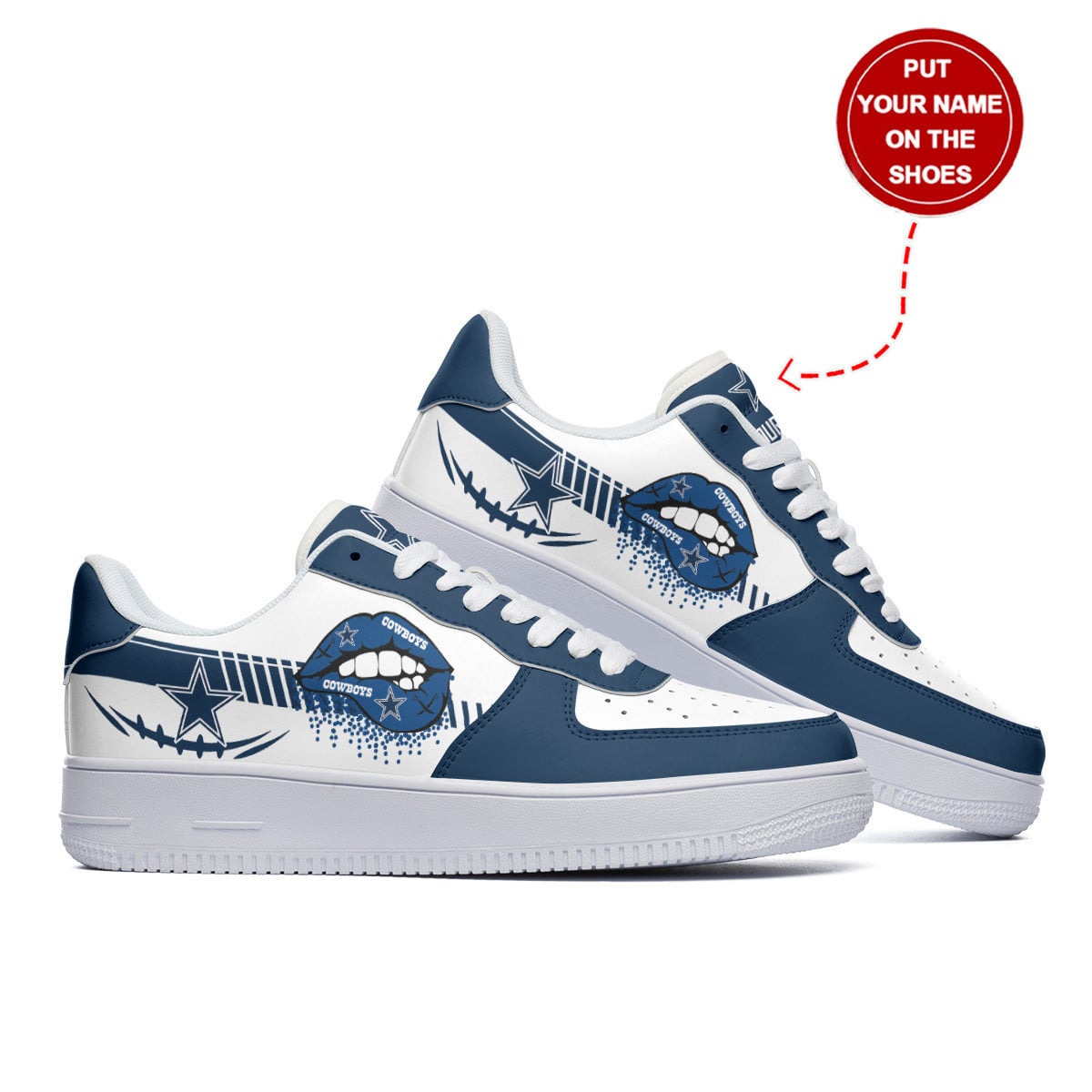 Footwearstorm Dallas Cowboys Air Low-Top Sneakers Shoes For Men And Women 120557