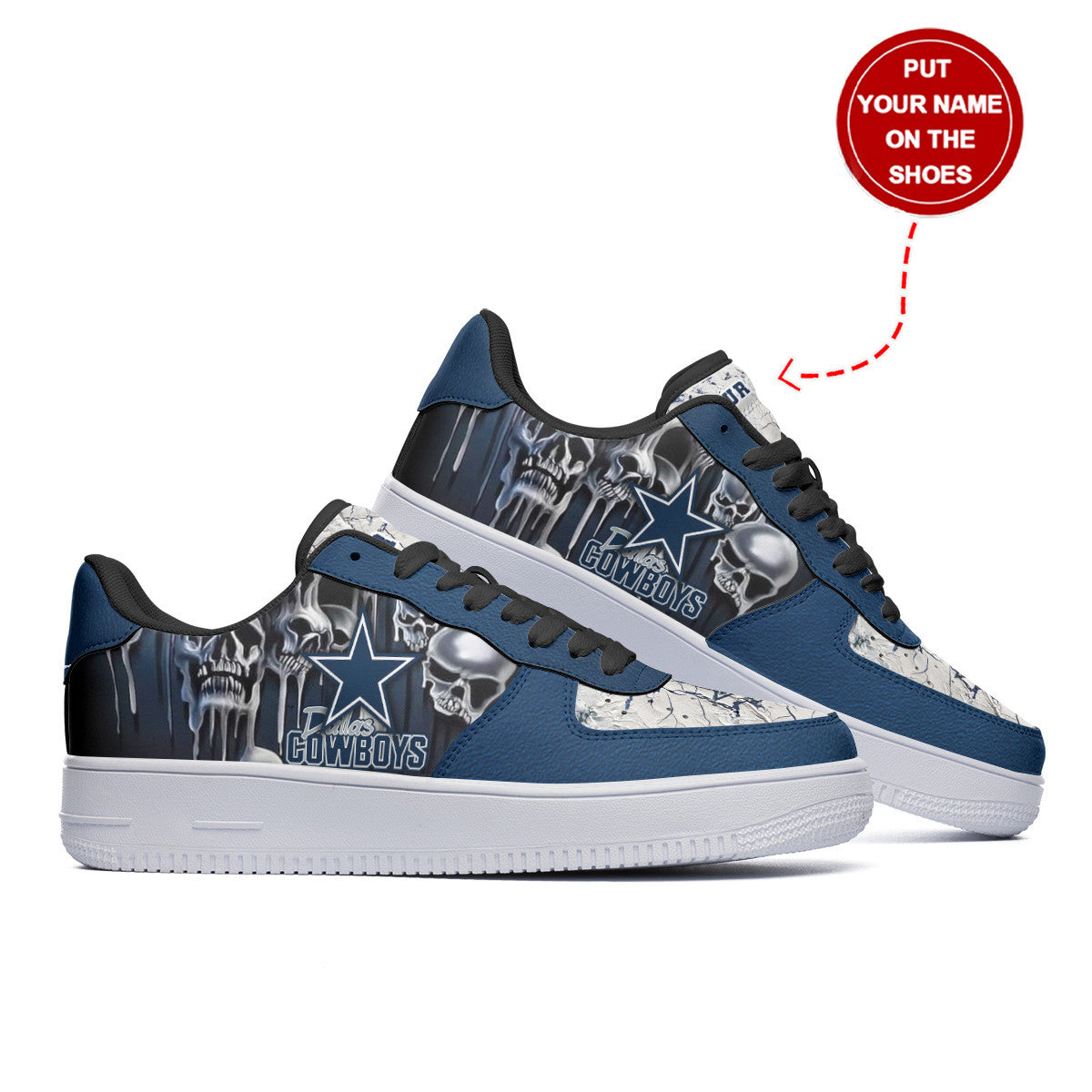Footwearstorm Dallas Cowboys Air Low-Top Sneakers Shoes For Men And Women 120555
