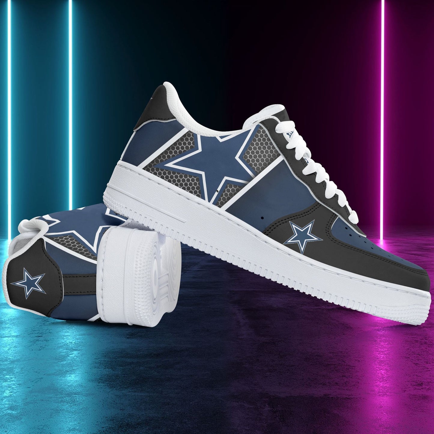 Footwearstorm Dallas Cowboys Air Low-Top Sneakers Shoes For Men And Women 1205112