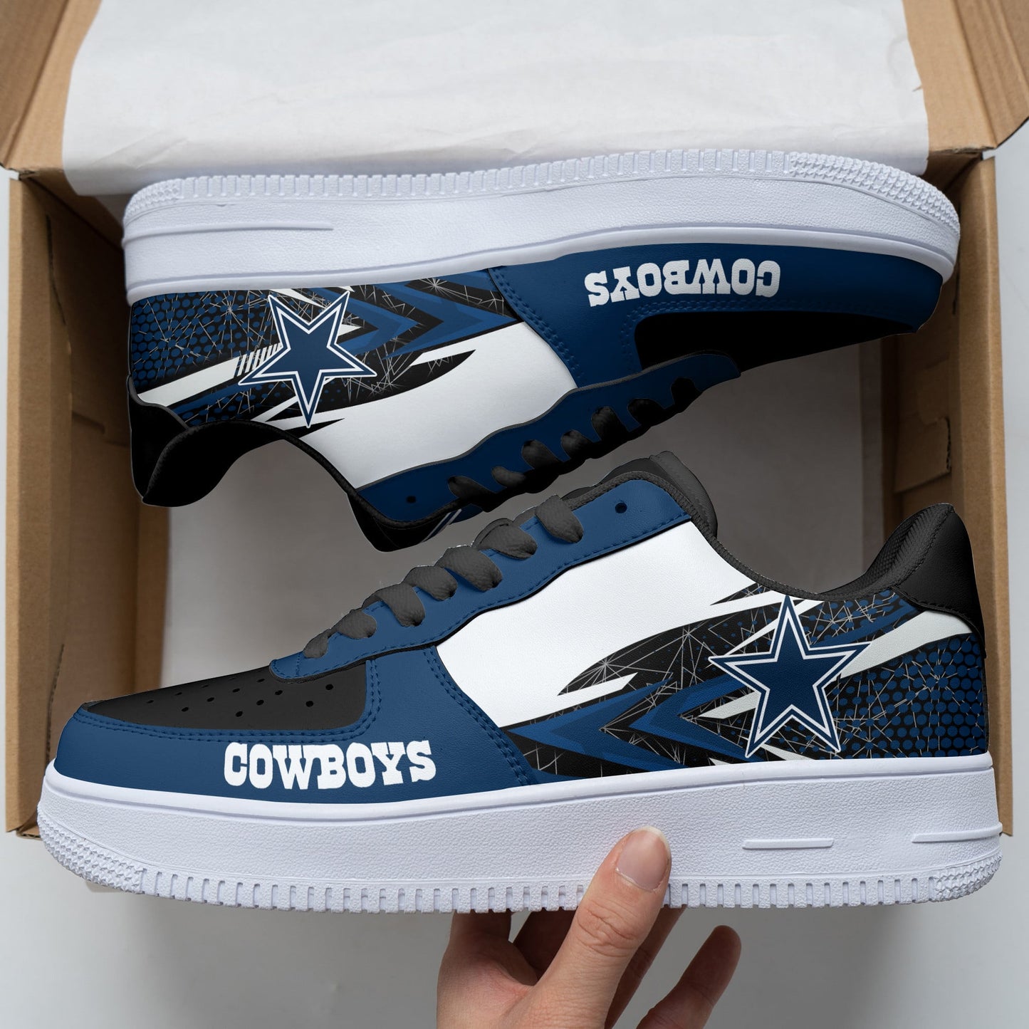Footwearstorm Dallas Cowboys Air Low-Top Sneakers Shoes For Men And Women 1205117