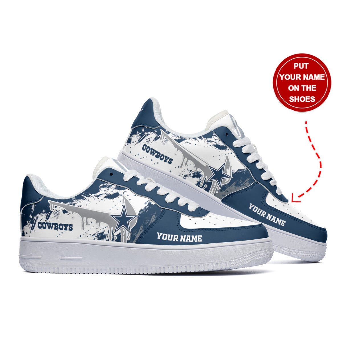 Footwearstorm Dallas Cowboys Air Low-Top Sneakers Shoes For Men And Women 120554