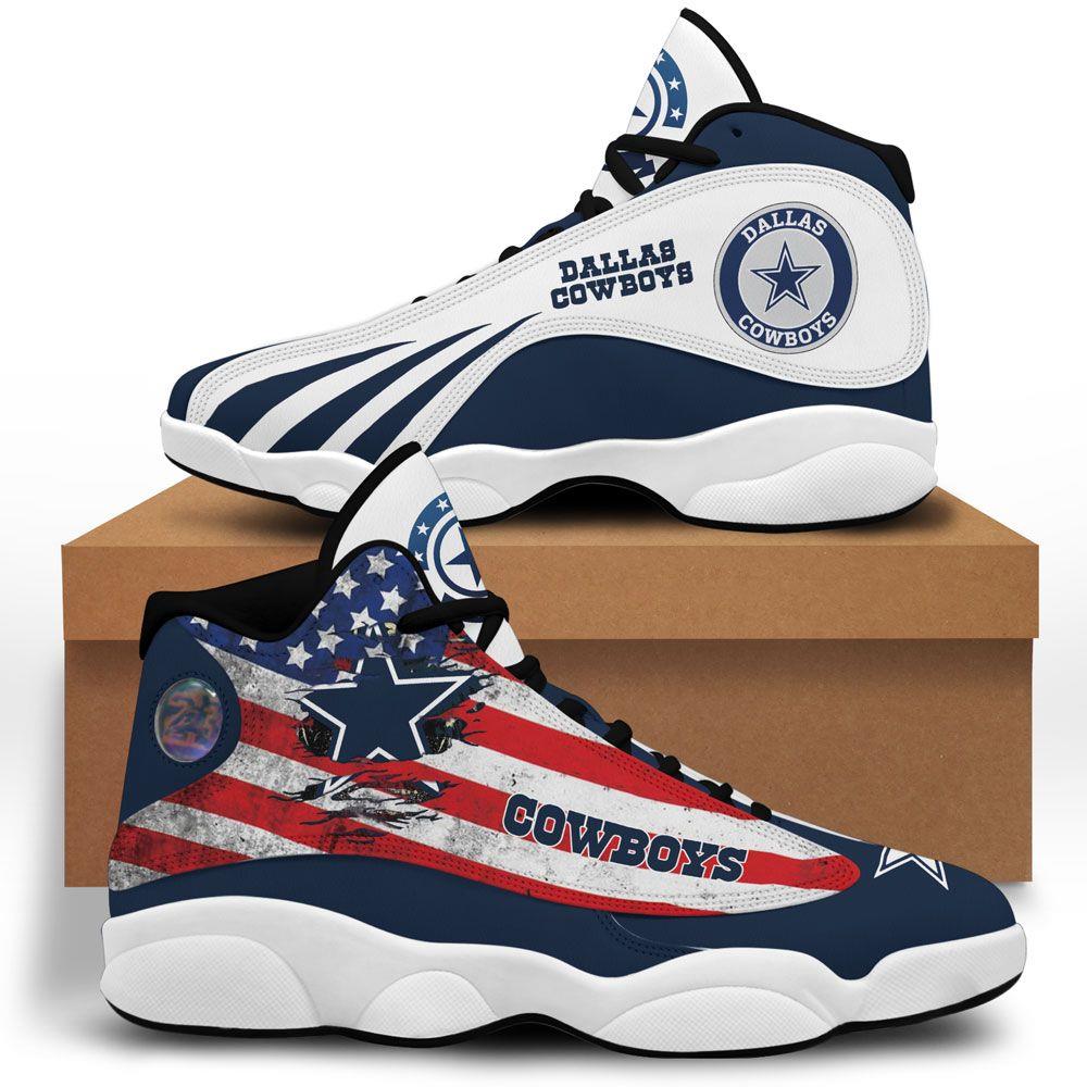 Footwearstorm Dallas Cowboys AJ13 Sneakers Shoes For Men And Women 4