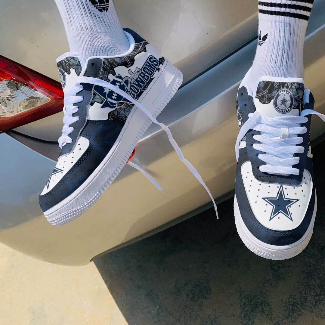 Footwearstorm Dallas Cowboys NFL Air Low-Top Sneakers Shoes For Men And Women 1205437
