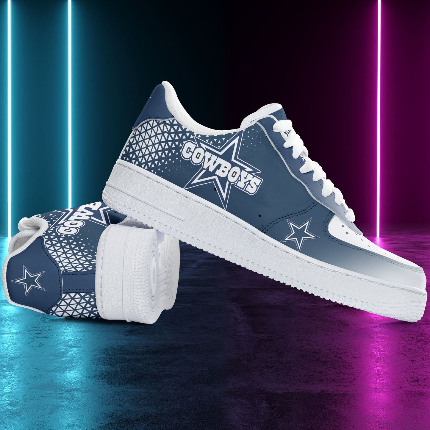 Footwearstorm Dallas Cowboys NFL Air Low-Top Sneakers Shoes For Men And Women 1205586