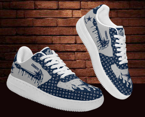 Footwearstorm Dallas Cowboys NFL Air Low-Top Sneakers Shoes For Men And Women 1205513