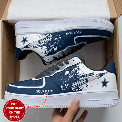 Footwearstorm Dallas Cowboys NFL Air Low-Top Sneakers Shoes For Men And Women 1205415