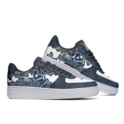 Footwearstorm Dallas Cowboys NFL Air Low-Top Sneakers Shoes For Men And Women 1205437