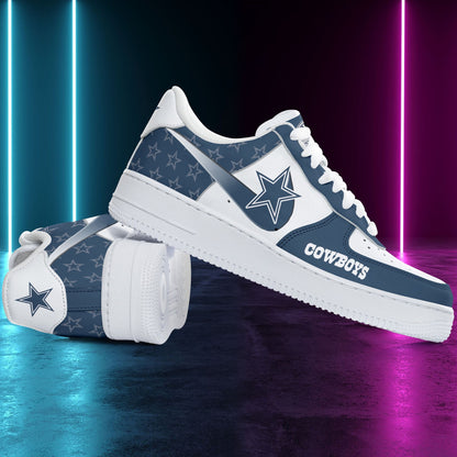Footwearstorm Dallas Cowboys NFL Air Low-Top Sneakers Shoes For Men And Women 1205577