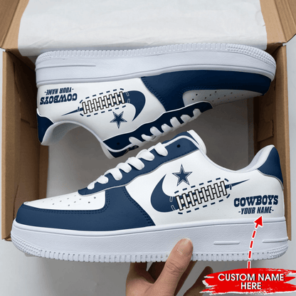 Footwearstorm Dallas Cowboys NFL Air Low-Top Sneakers Shoes For Men And Women 1205407