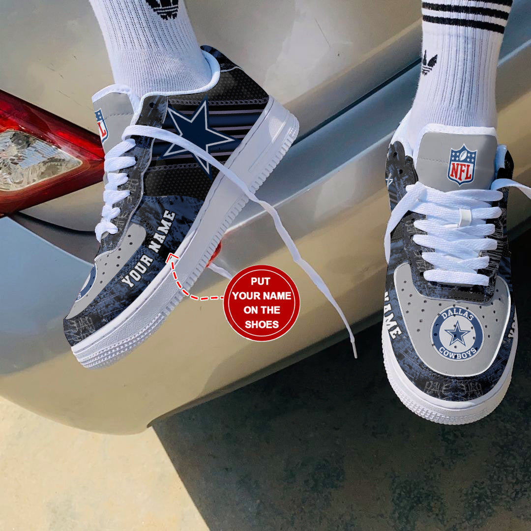 Footwearstorm Dallas Cowboys NFL Air Low-Top Sneakers Shoes For Men And Women 1205426