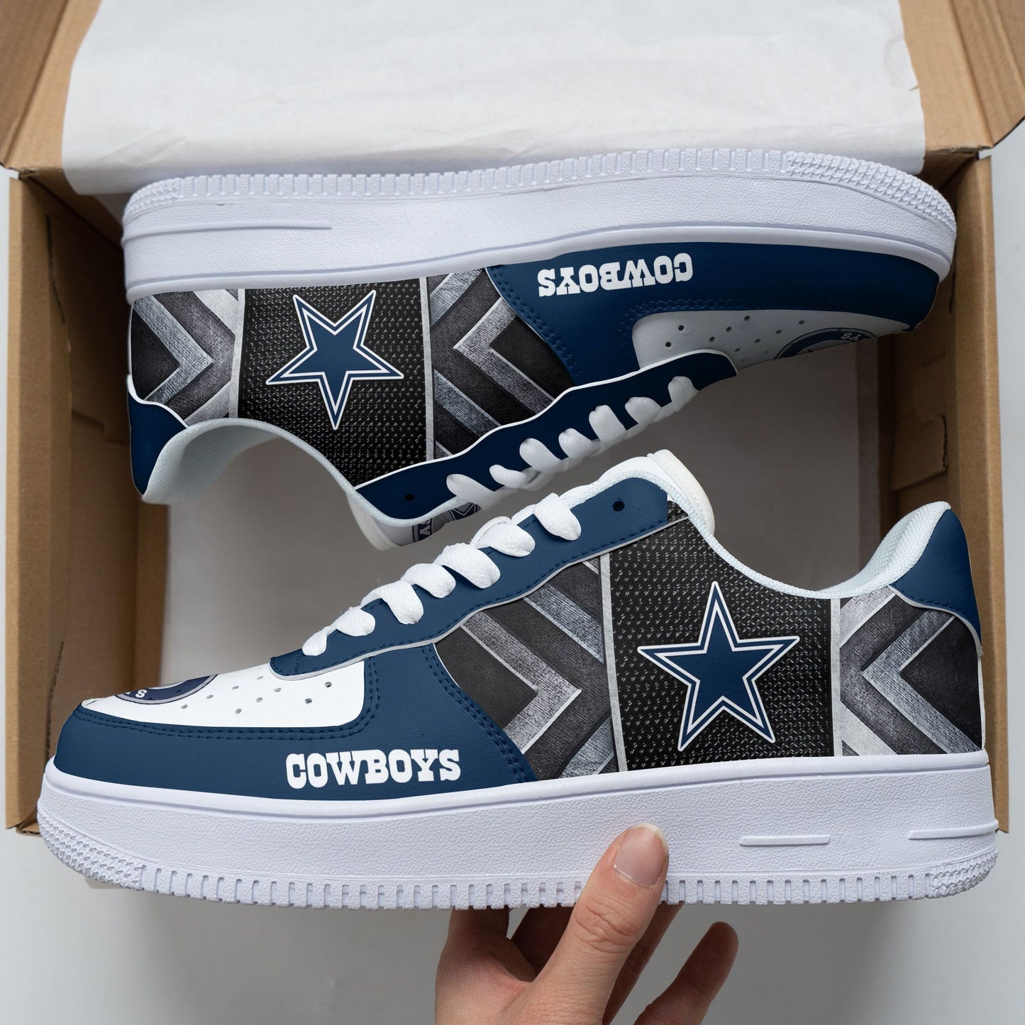 Footwearstorm Dallas Cowboys NFL Air Low-Top Sneakers Shoes For Men And Women 1205572