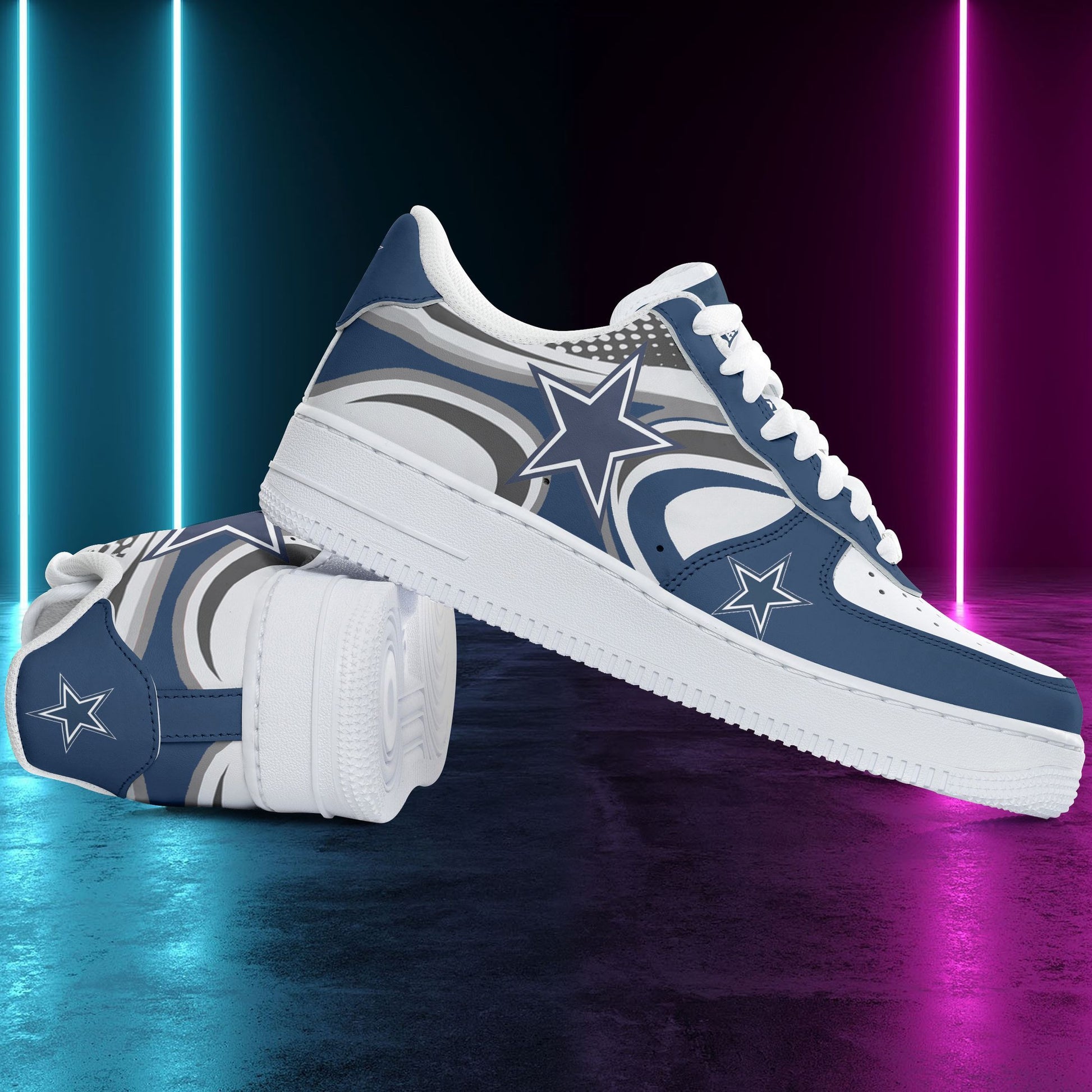 Footwearstorm Dallas Cowboys NFL Air Low-Top Sneakers Shoes For Men And Women 1205464