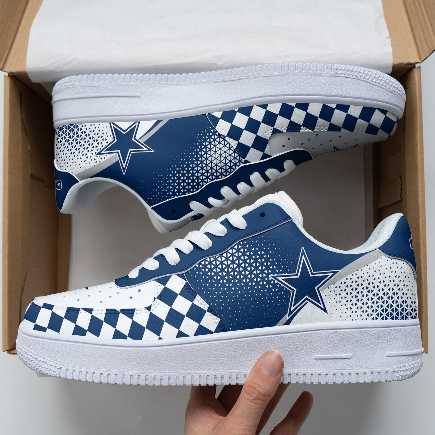Footwearstorm Dallas Cowboys NFL Air Low-Top Sneakers Shoes For Men And Women 1205589