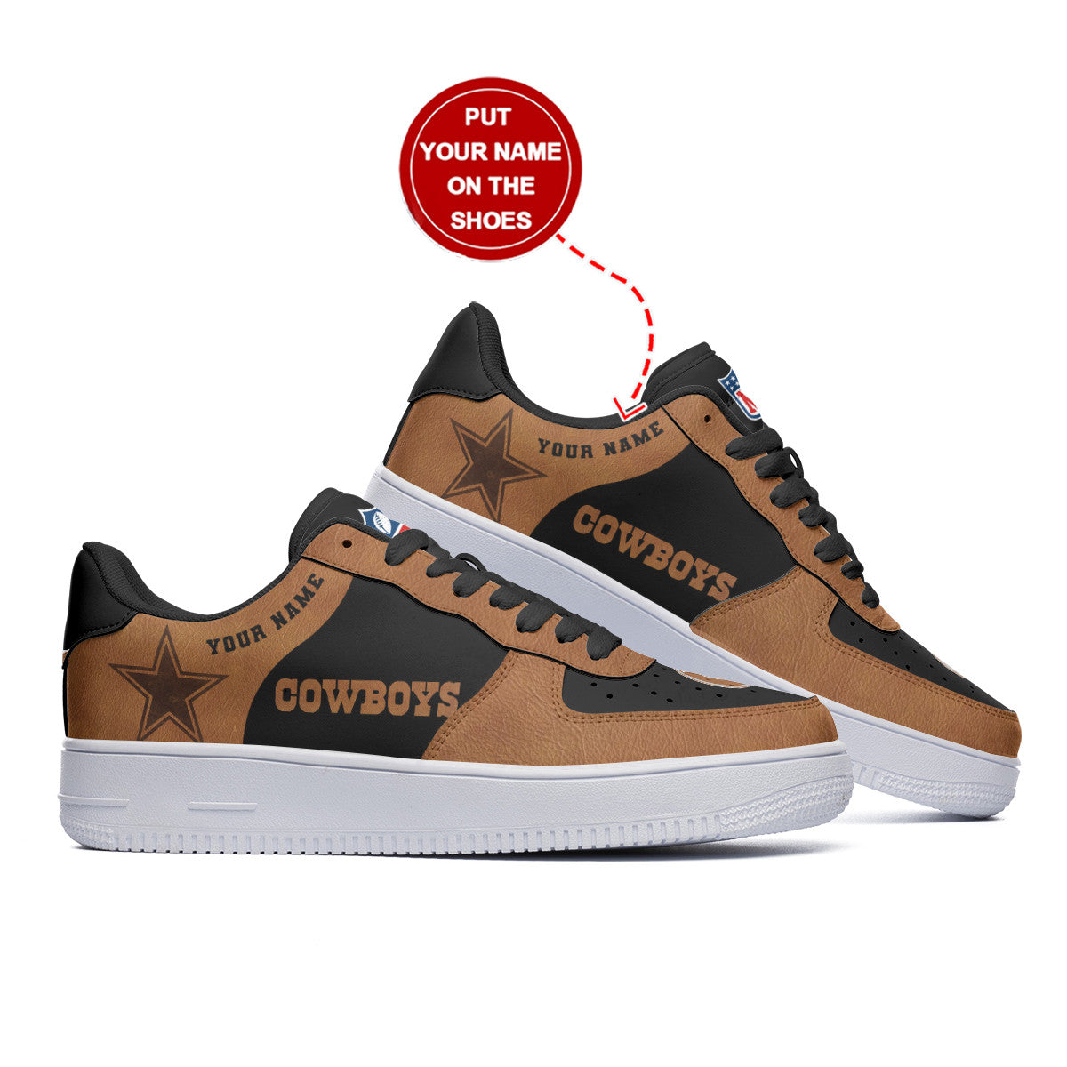 Footwearstorm Dallas Cowboys NFL Air Low-Top Sneakers Shoes For Men And Women 1205435
