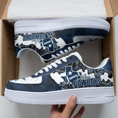 Footwearstorm Dallas Cowboys NFL Air Low-Top Sneakers Shoes For Men And Women 1205437