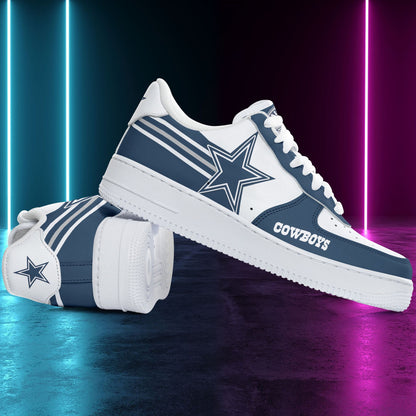 Footwearstorm Dallas Cowboys NFL Air Low-Top Sneakers Shoes For Men And Women 1205573