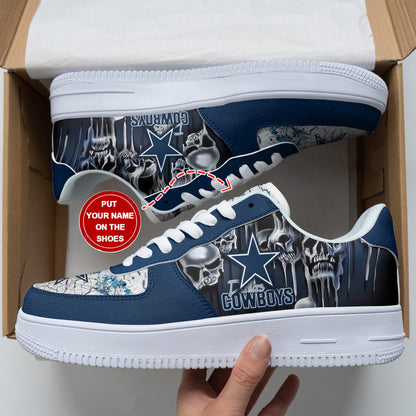 Footwearstorm Dallas Cowboys NFL Air Low-Top Sneakers Shoes For Men And Women 1205618
