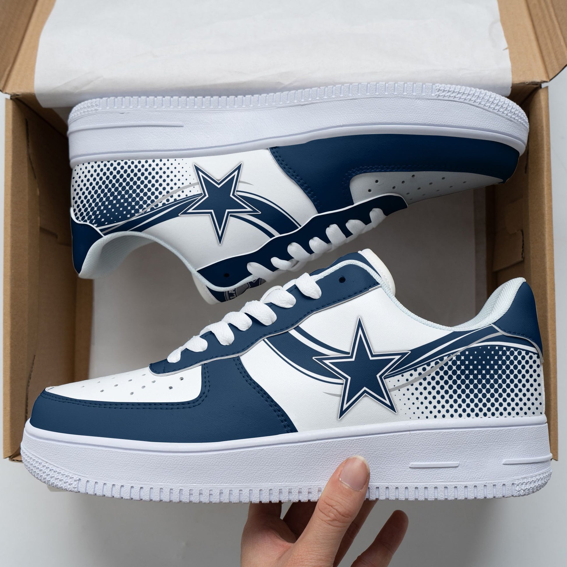 Footwearstorm Dallas Cowboys NFL Air Low-Top Sneakers Shoes For Men And Women 1205466