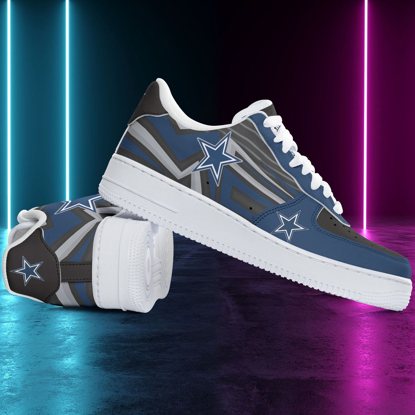 Footwearstorm Dallas Cowboys NFL Air Low-Top Sneakers Shoes For Men And Women 1205452
