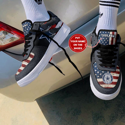 Footwearstorm Dallas Cowboys NFL Air Low-Top Sneakers Shoes For Men And Women 1205608