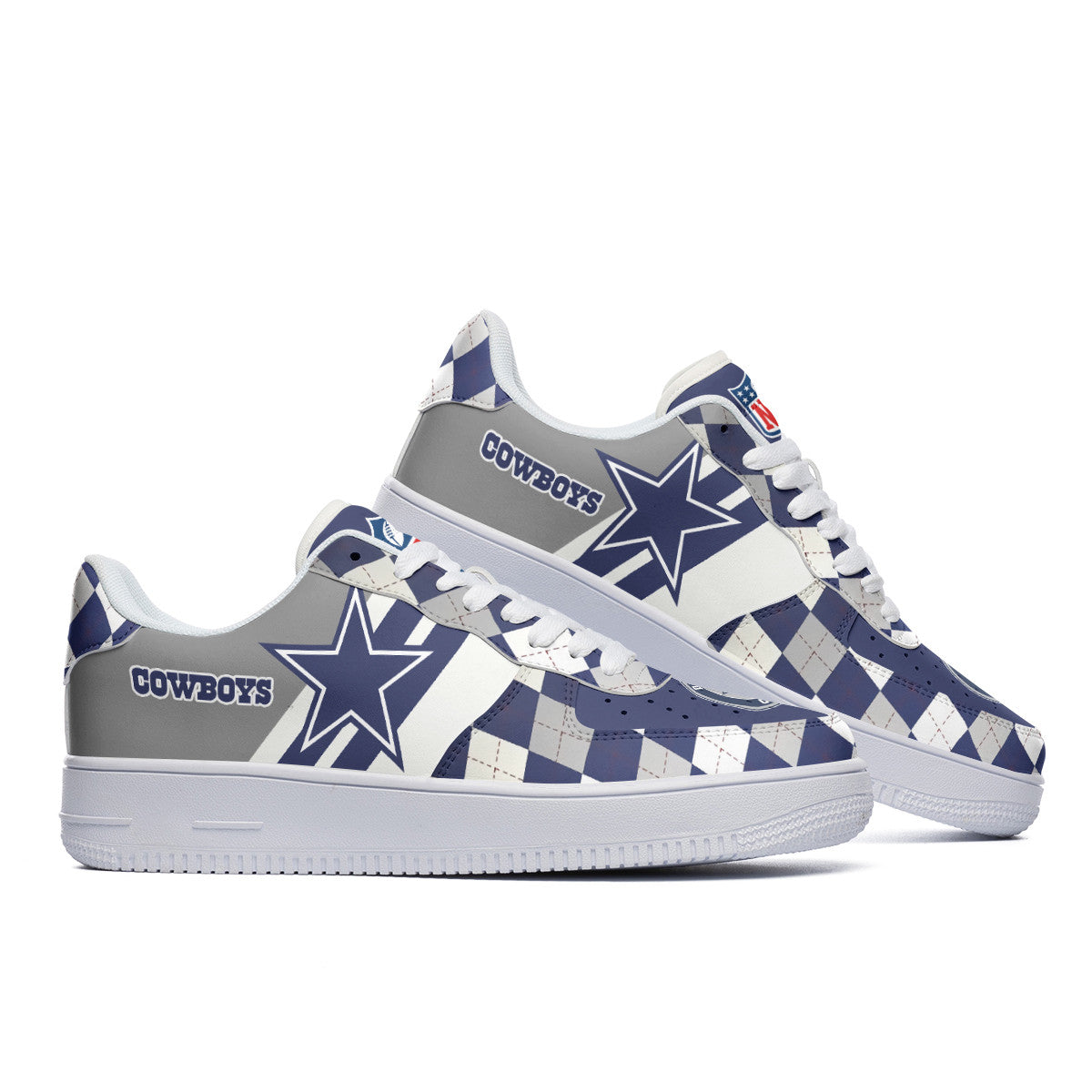 Footwearstorm Dallas Cowboys NFL Air Low-Top Sneakers Shoes For Men And Women 1205439