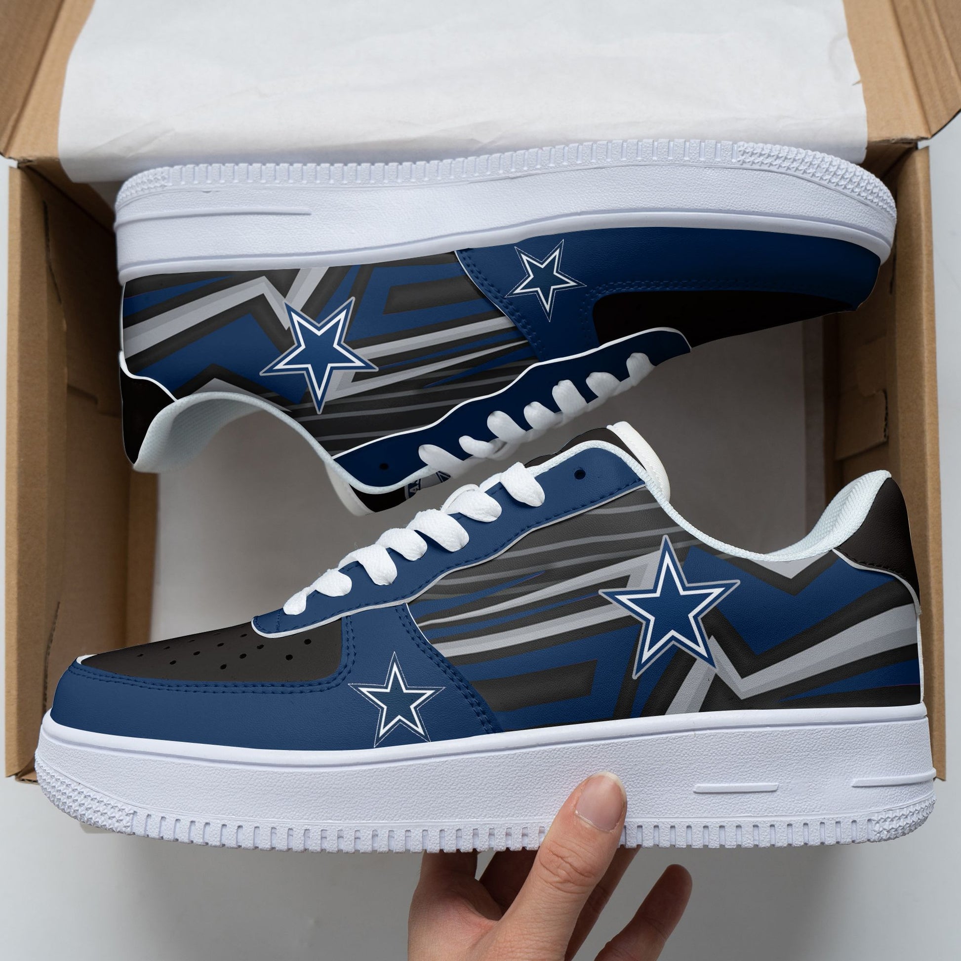 Footwearstorm Dallas Cowboys NFL Air Low-Top Sneakers Shoes For Men And Women 1205452