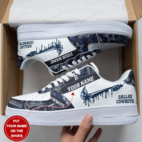 Footwearstorm Dallas Cowboys NFL Air Low-Top Sneakers Shoes For Men And Women 1205444
