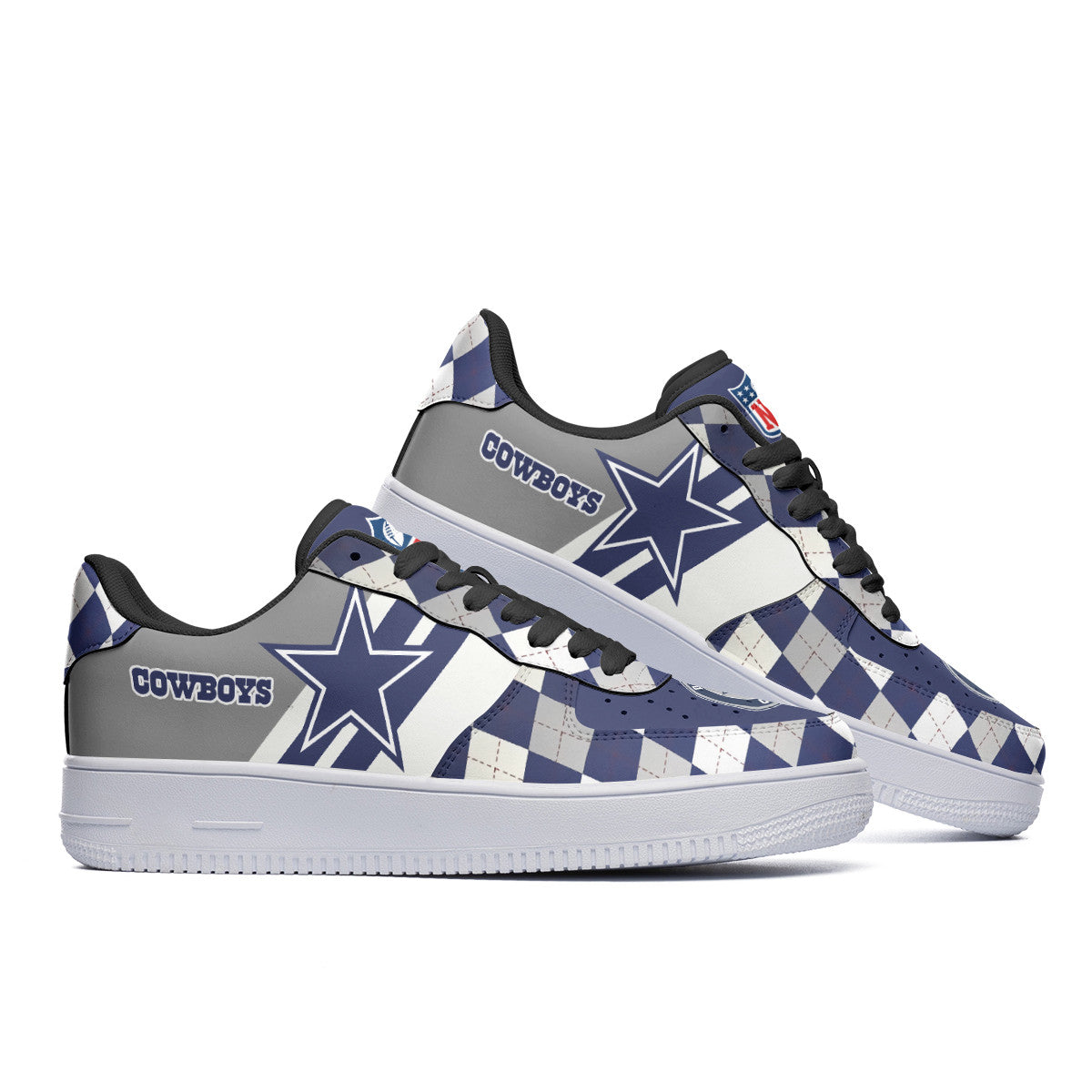 Footwearstorm Dallas Cowboys NFL Air Low-Top Sneakers Shoes For Men And Women 1205439