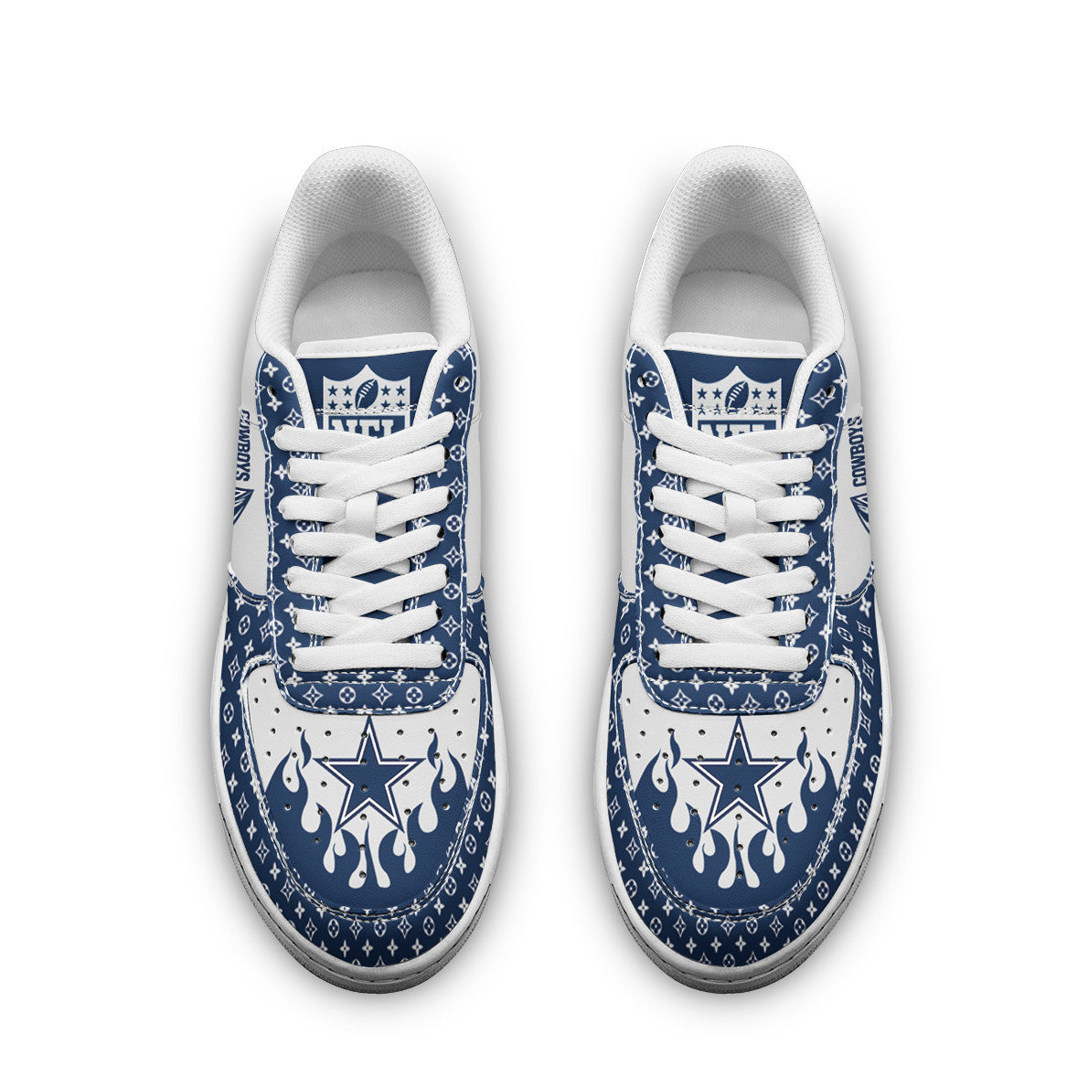 Footwearstorm Dallas Cowboys NFL Air Low-Top Sneakers Shoes For Men And Women 1205513