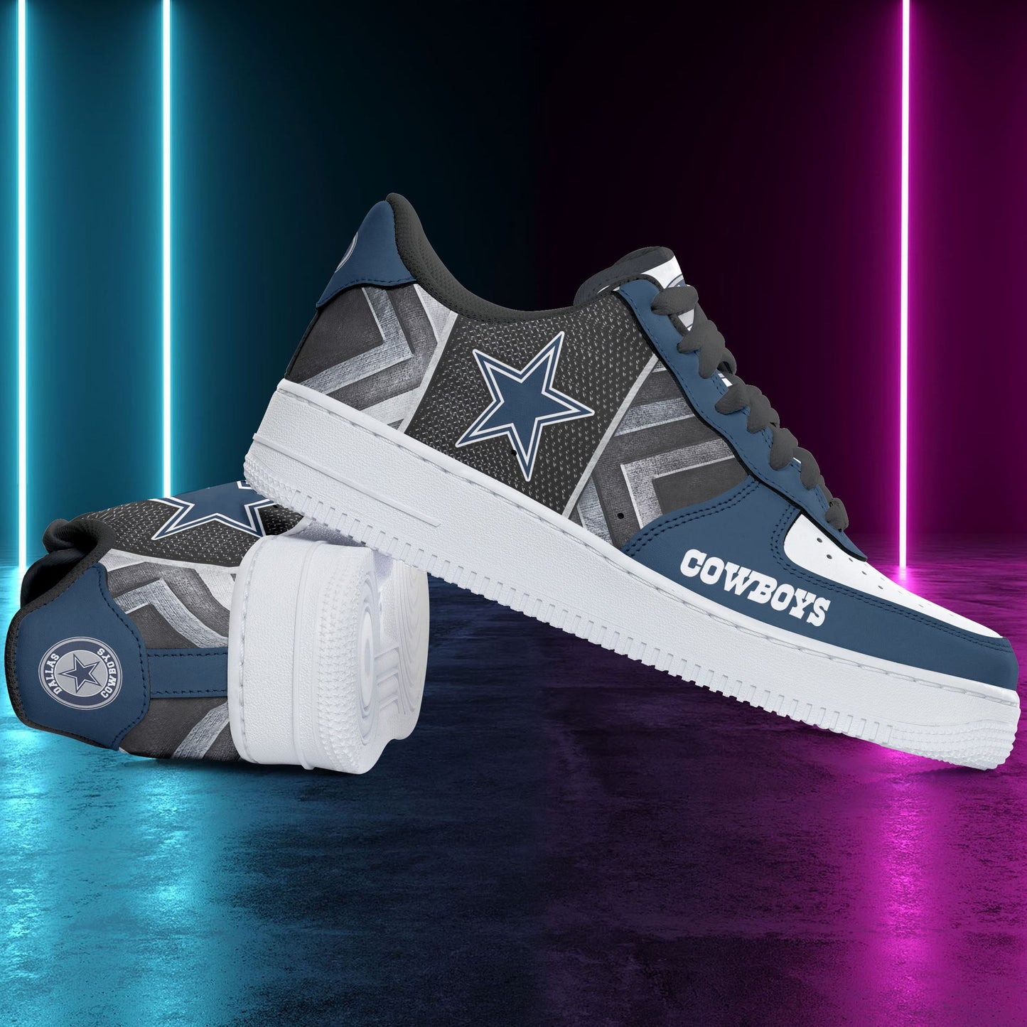 Footwearstorm Dallas Cowboys NFL Air Low-Top Sneakers Shoes For Men And Women 1205572
