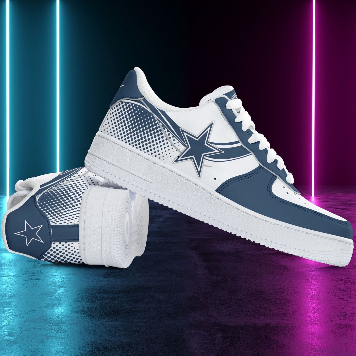 Footwearstorm Dallas Cowboys NFL Air Low-Top Sneakers Shoes For Men And Women 1205466