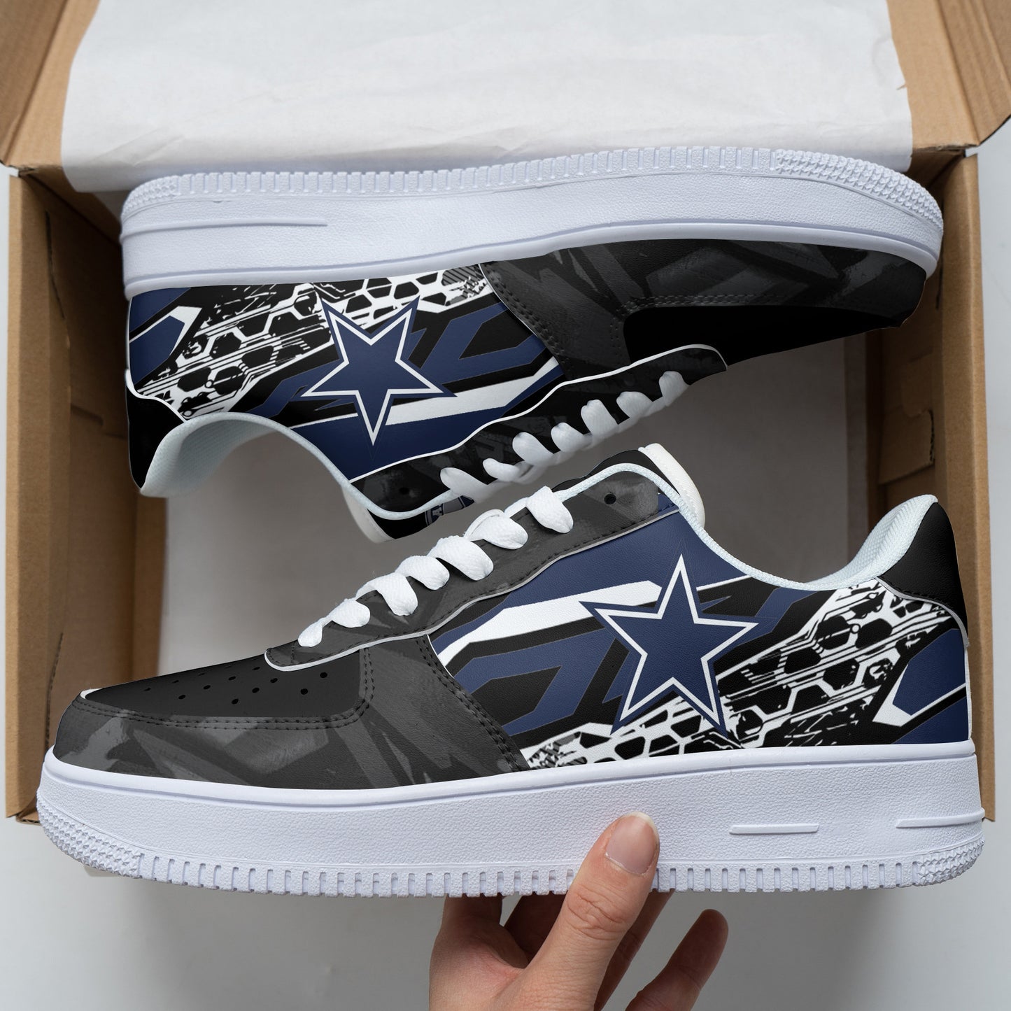 Footwearstorm Dallas Cowboys NFL Air Low-Top Sneakers Shoes For Men And Women 1205458