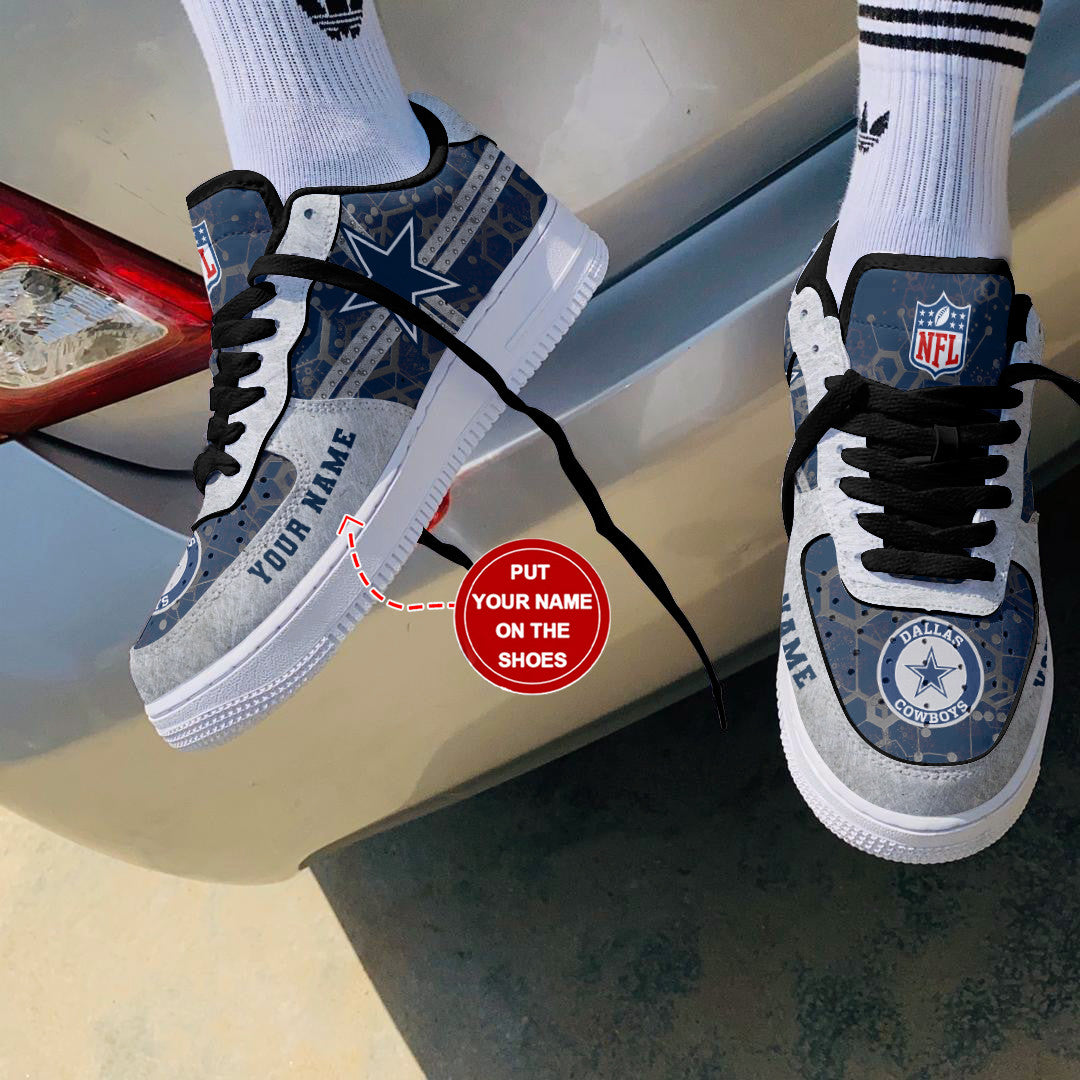 Footwearstorm Dallas Cowboys NFL Air Low-Top Sneakers Shoes For Men And Women 1205419