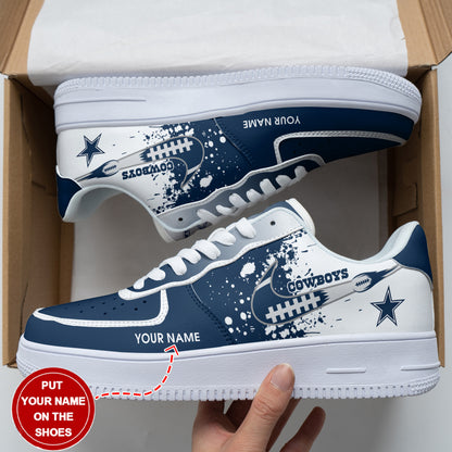 Footwearstorm Dallas Cowboys NFL Air Low-Top Sneakers Shoes For Men And Women 1205635