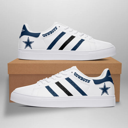 Footwearstorm Dallas Cowboys Skate Stan Shoes Sneakes For Men And Women 3