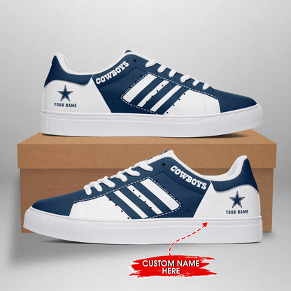 Footwearstorm Dallas Cowboys Skate Stan Shoes Sneakes For Men And Women 2
