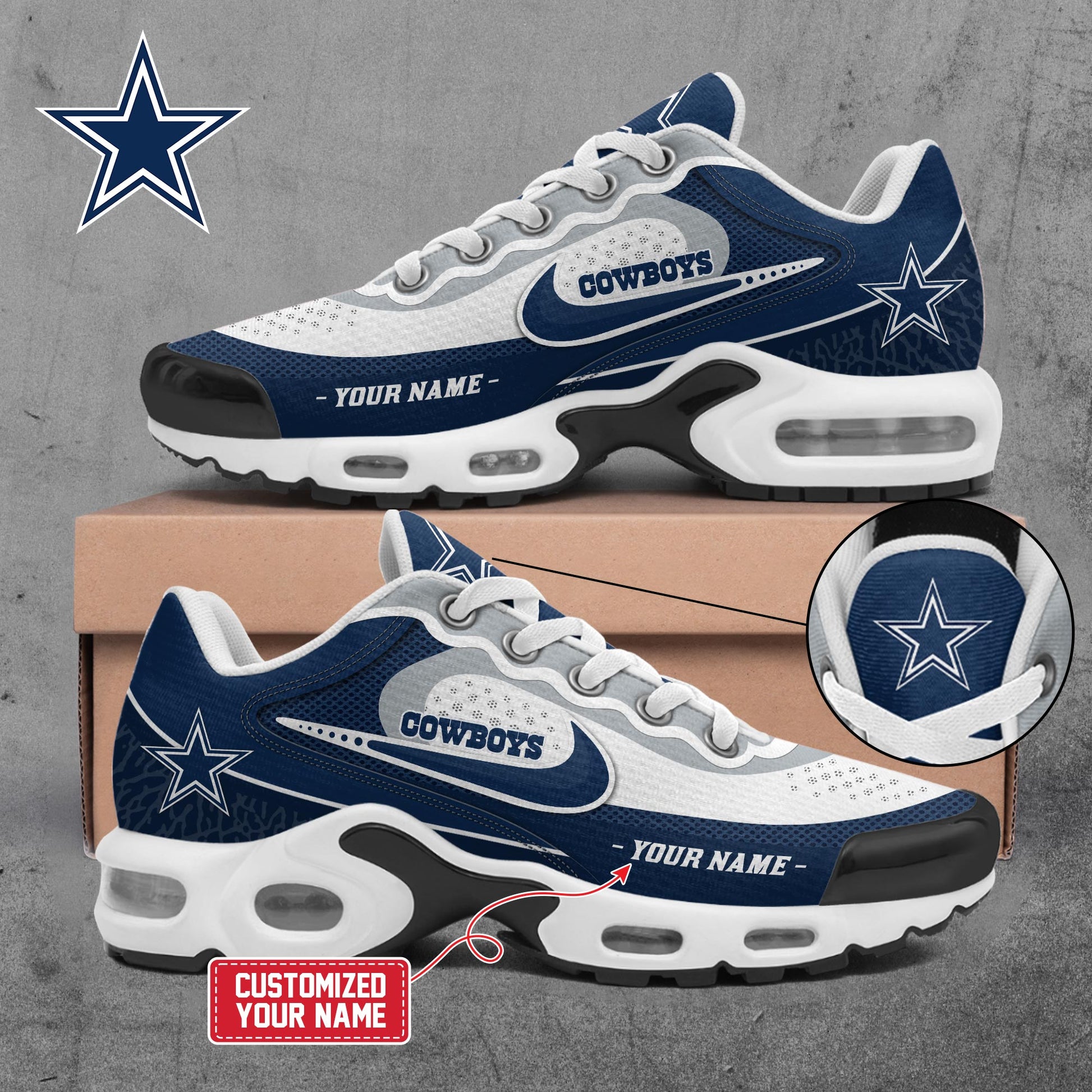 Footwearstorm Dallas Cowboys TN Shoes Sneakers For Men And Women 14