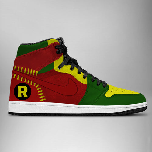 Footwearstorm DC Batman &amp; Robin AJ1 High Sneakers Shoes For Men And Women 1