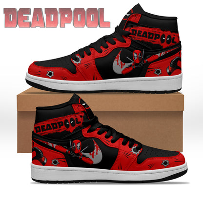 Footwearstorm Deadpool AJ1 High Sneakers Shoes For Men And Women 1
